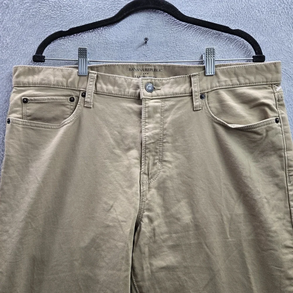 Banana Republic‎ Men Jeans 36X30 Brown Pants Khakis Twill Travel Jean